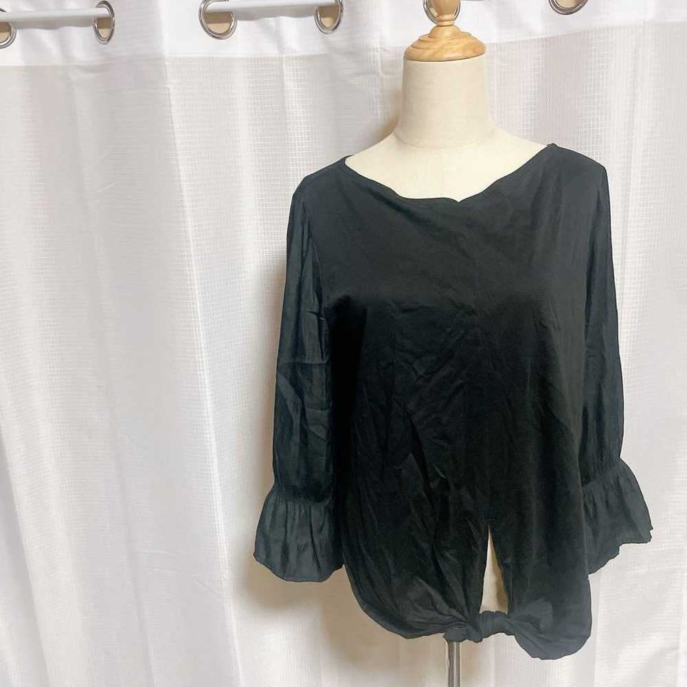 Ketty Black Blouse - Black Top - Off-Shoulder Pul… - image 1