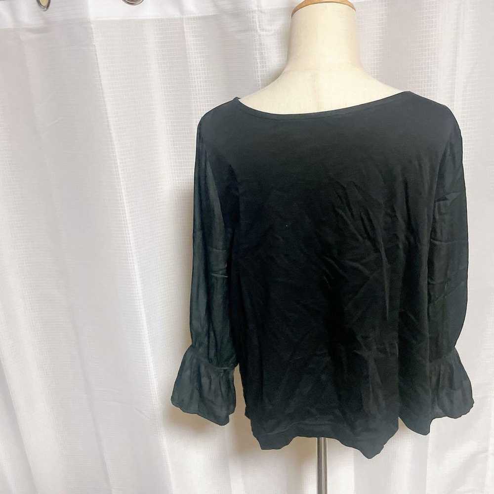 Ketty Black Blouse - Black Top - Off-Shoulder Pul… - image 8