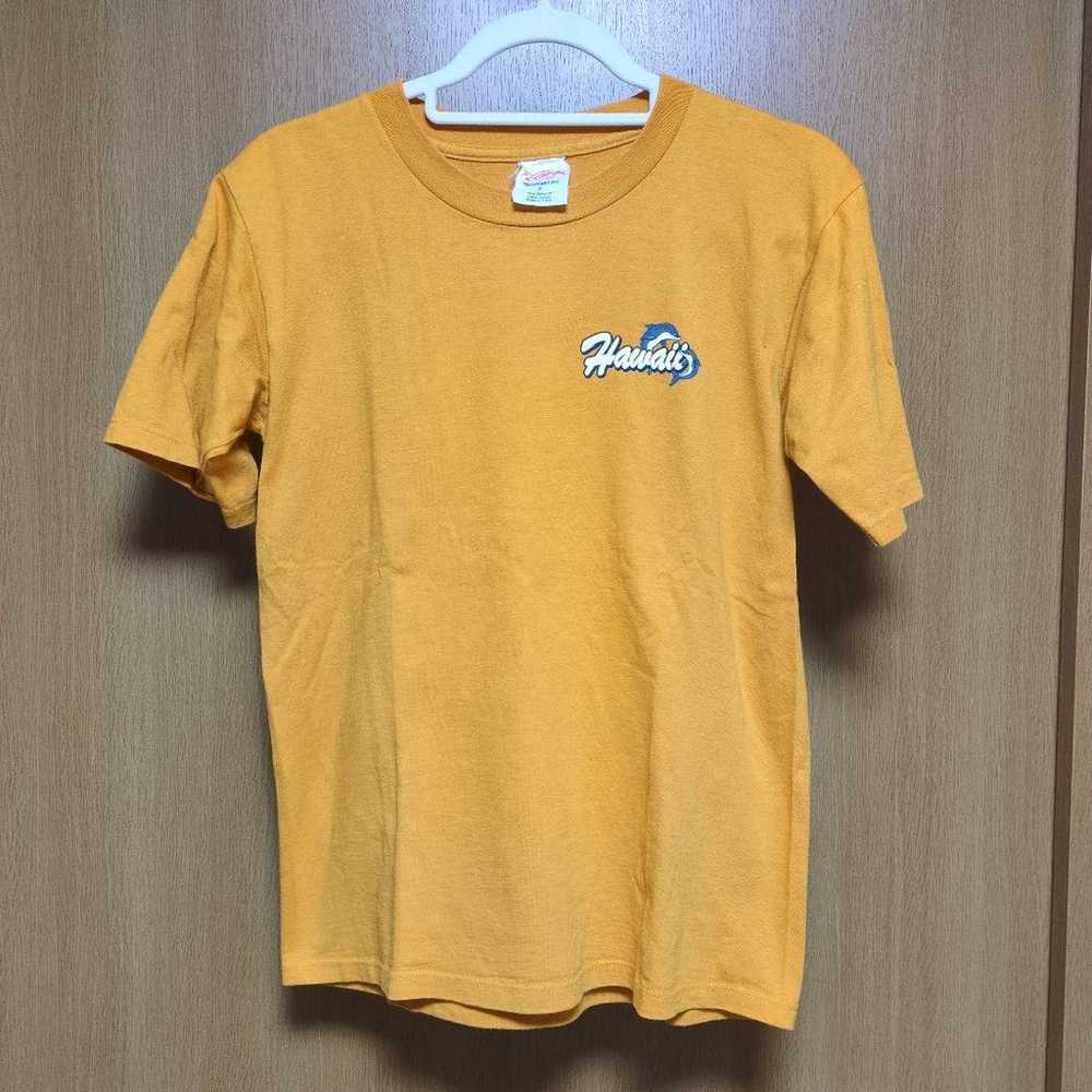 Hawaii T-shirt Size S Orange Vintage Hawaii Dolph… - image 2