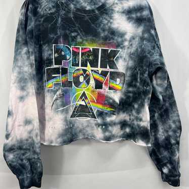 Pink Floyd Tie-Dye Cropped Sweatshirt - Vintage St