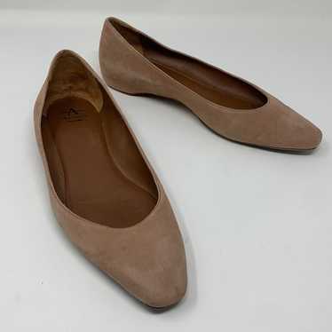 Aquatalia Marcella Suede Ballerina Ballet Flats