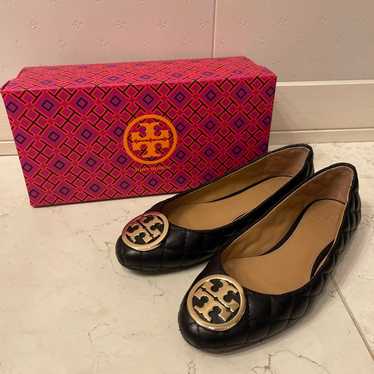 Tory Burch Ballet Shoes 23.5cm Quilted Flat Shoes