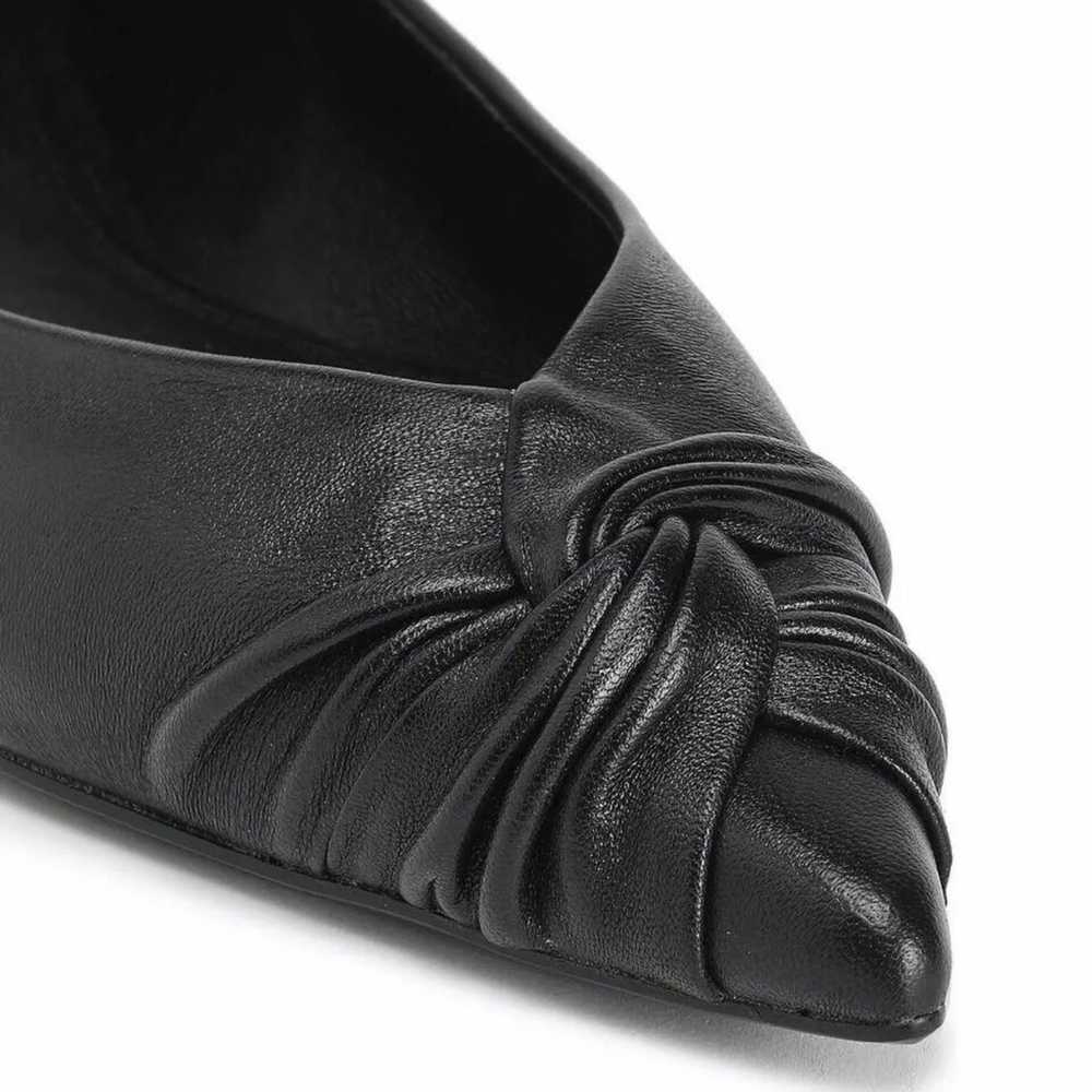 New Maje Leather Ballerina Flats Size 7.5 - image 3