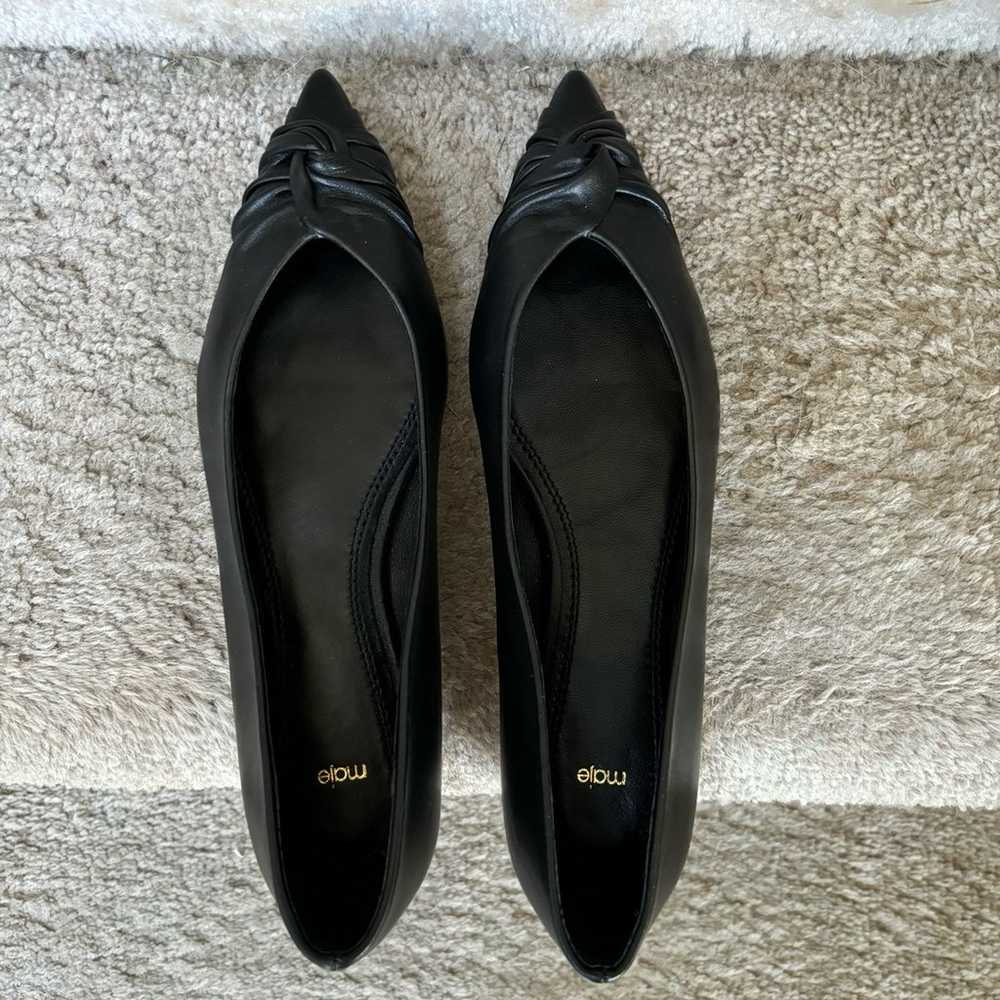 New Maje Leather Ballerina Flats Size 7.5 - image 5