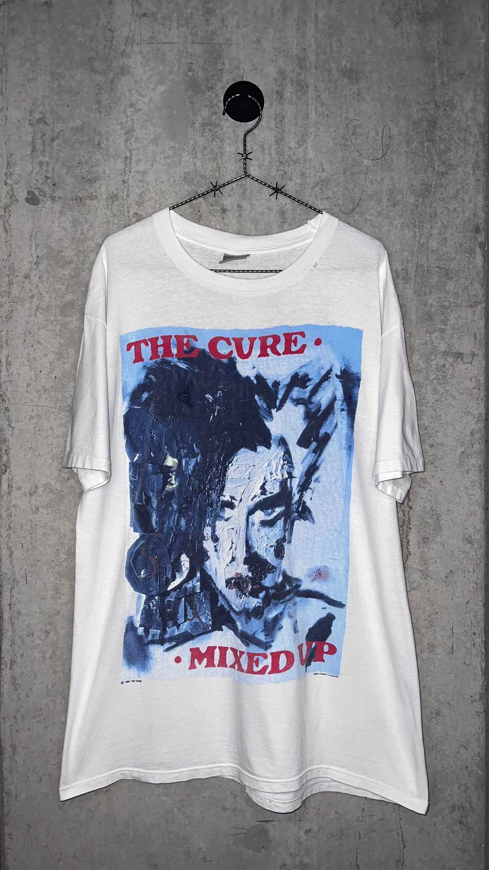 THE CURE MIXED UP TEE | ROBERT SMITH PAINTING - image 1