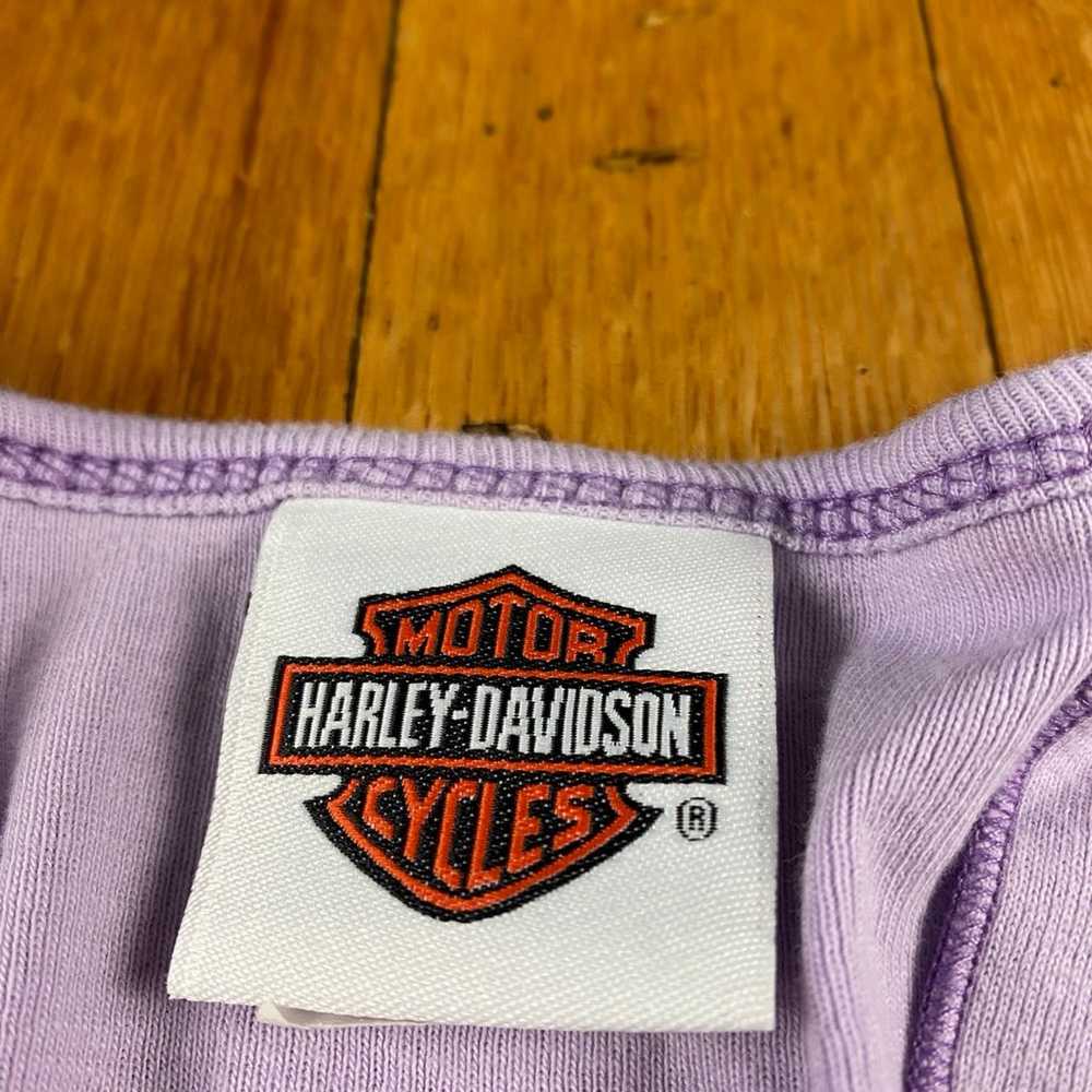 Harley Davidson Y2k Long sleeve Purple Size Medium - image 8