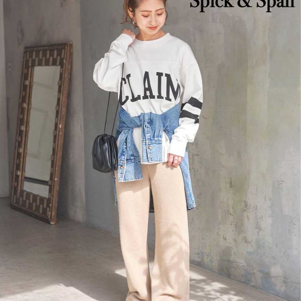 [2023 A/W] Spick & Span Football Logo Long Tee - image 1