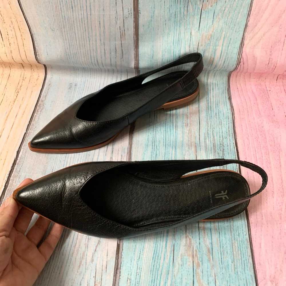 Frye Kenzie sling back pointy toe flats size 9 - image 4