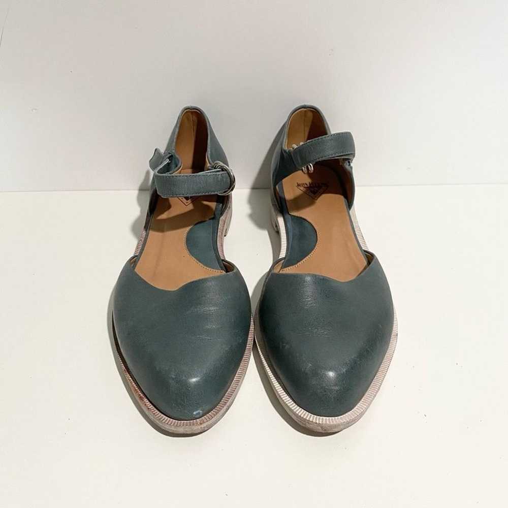 Fluevog Modvogs Blue Anna Maria Mary Jane Leather… - image 2