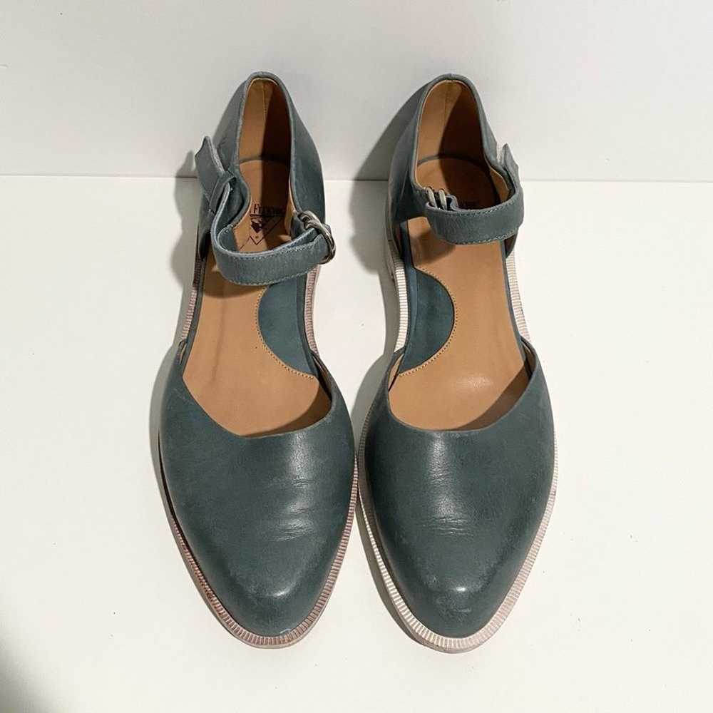 Fluevog Modvogs Blue Anna Maria Mary Jane Leather… - image 5