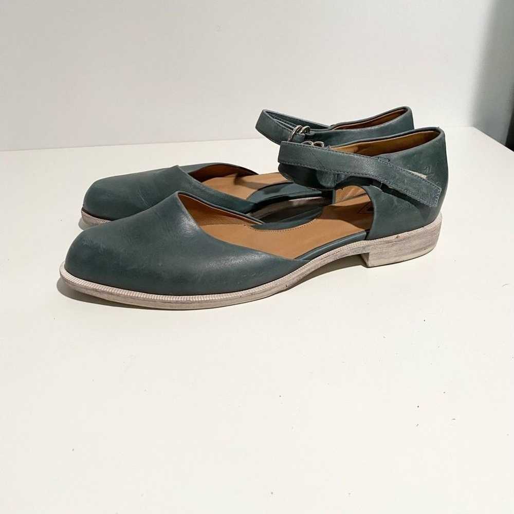 Fluevog Modvogs Blue Anna Maria Mary Jane Leather… - image 6