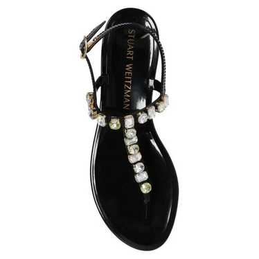 Stuart Weitzman Jaide Gem Jelly Sandal Crystal Pe… - image 1