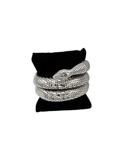 Vintage silver mesh snake - Gem