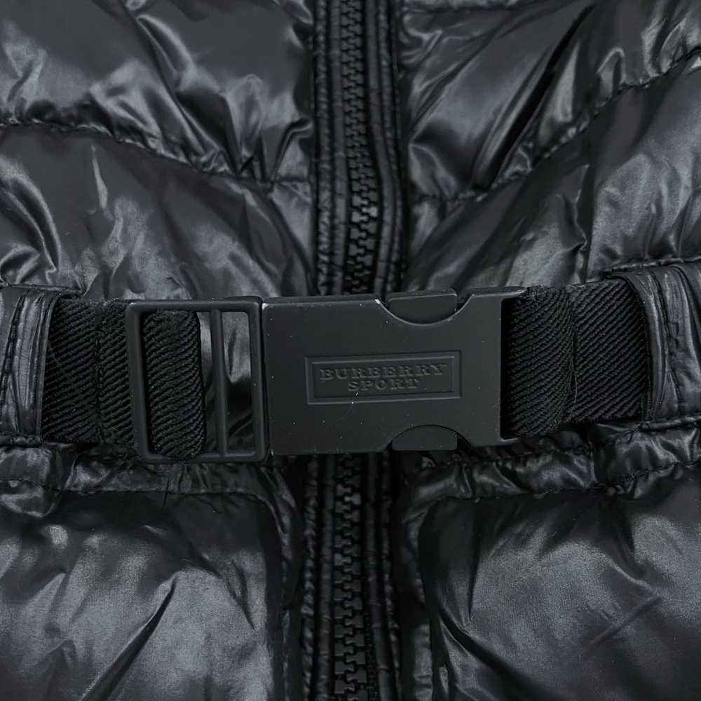 Wmns BURBERRY SPORT Black Down Filled Belted Puff… - image 2