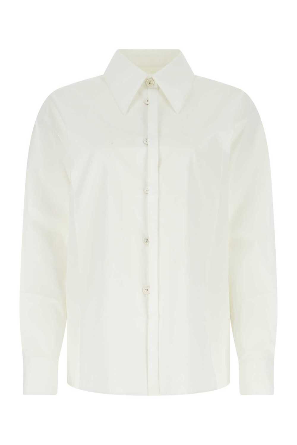 White Poplin Oversize Shirt - image 1