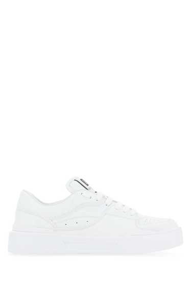 White Leather New Roma Sneakers