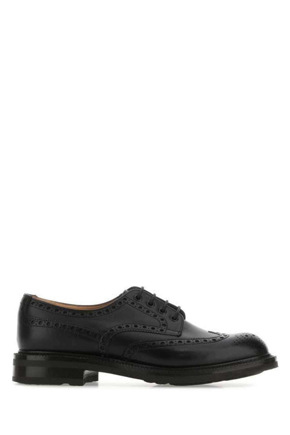 Black Leather Horsham Lace-Up Shoes - image 3