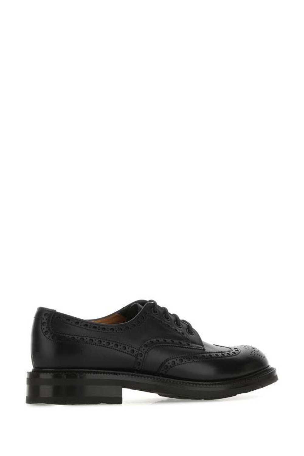 Black Leather Horsham Lace-Up Shoes - image 5