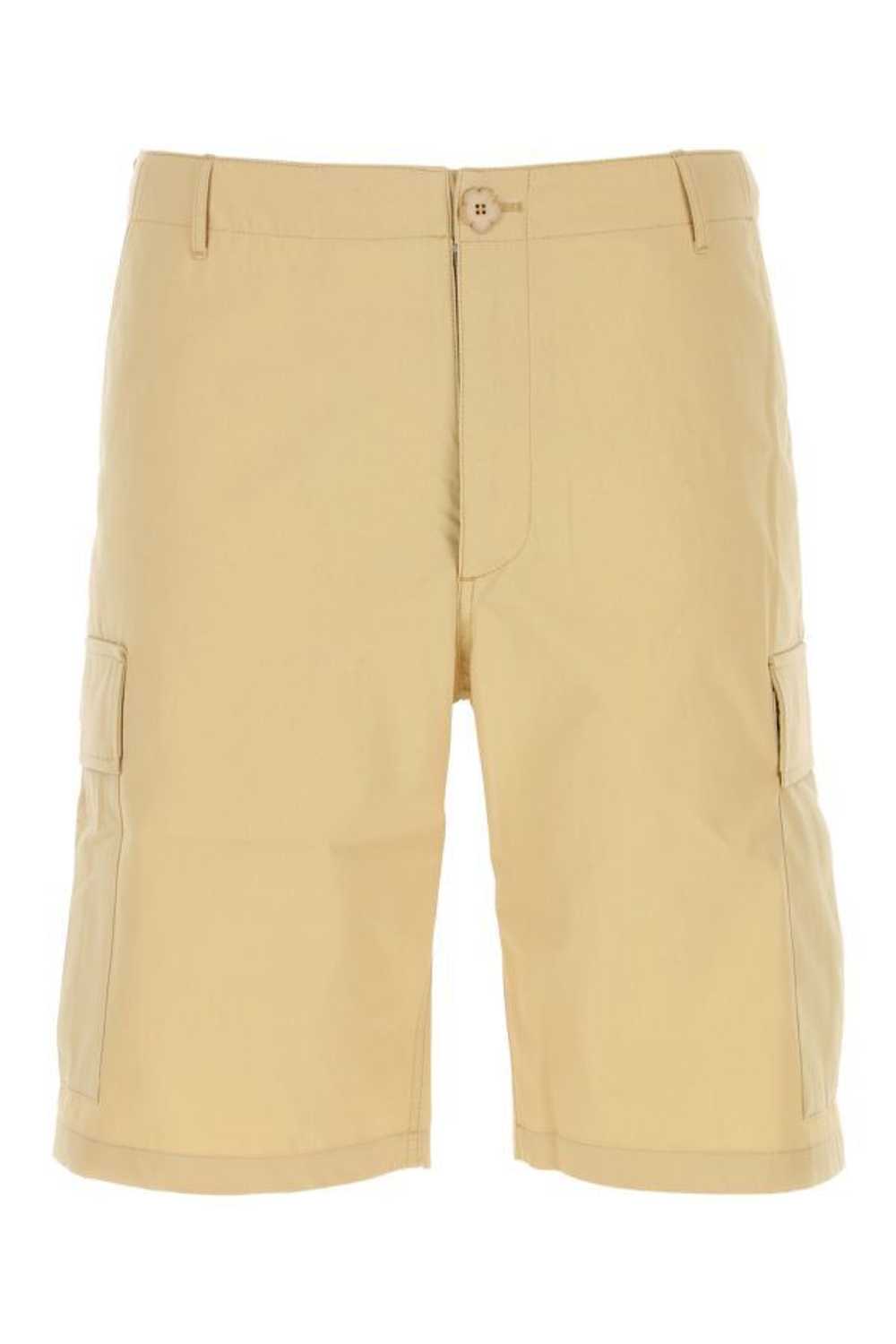 Beige Cotton Bermuda Shorts - image 3