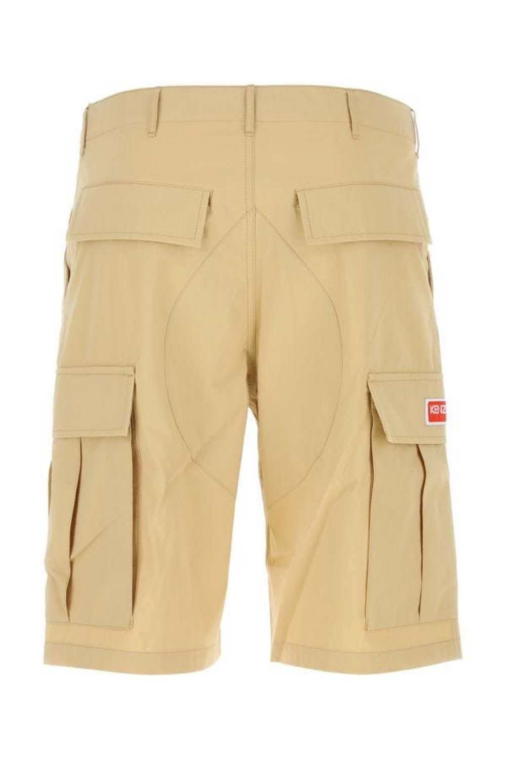 Beige Cotton Bermuda Shorts - image 4