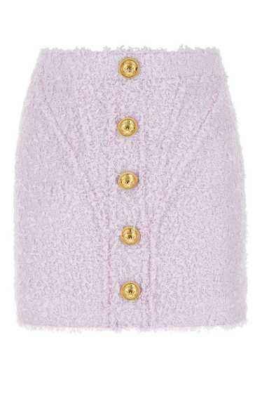 Lilac Boucle Mini Skirt