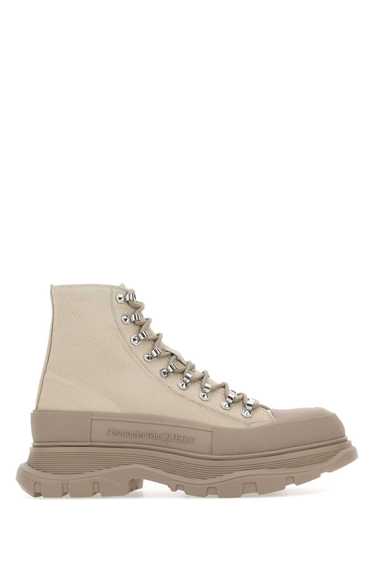 Sand Canvas Tread Slick Sneakers - image 1