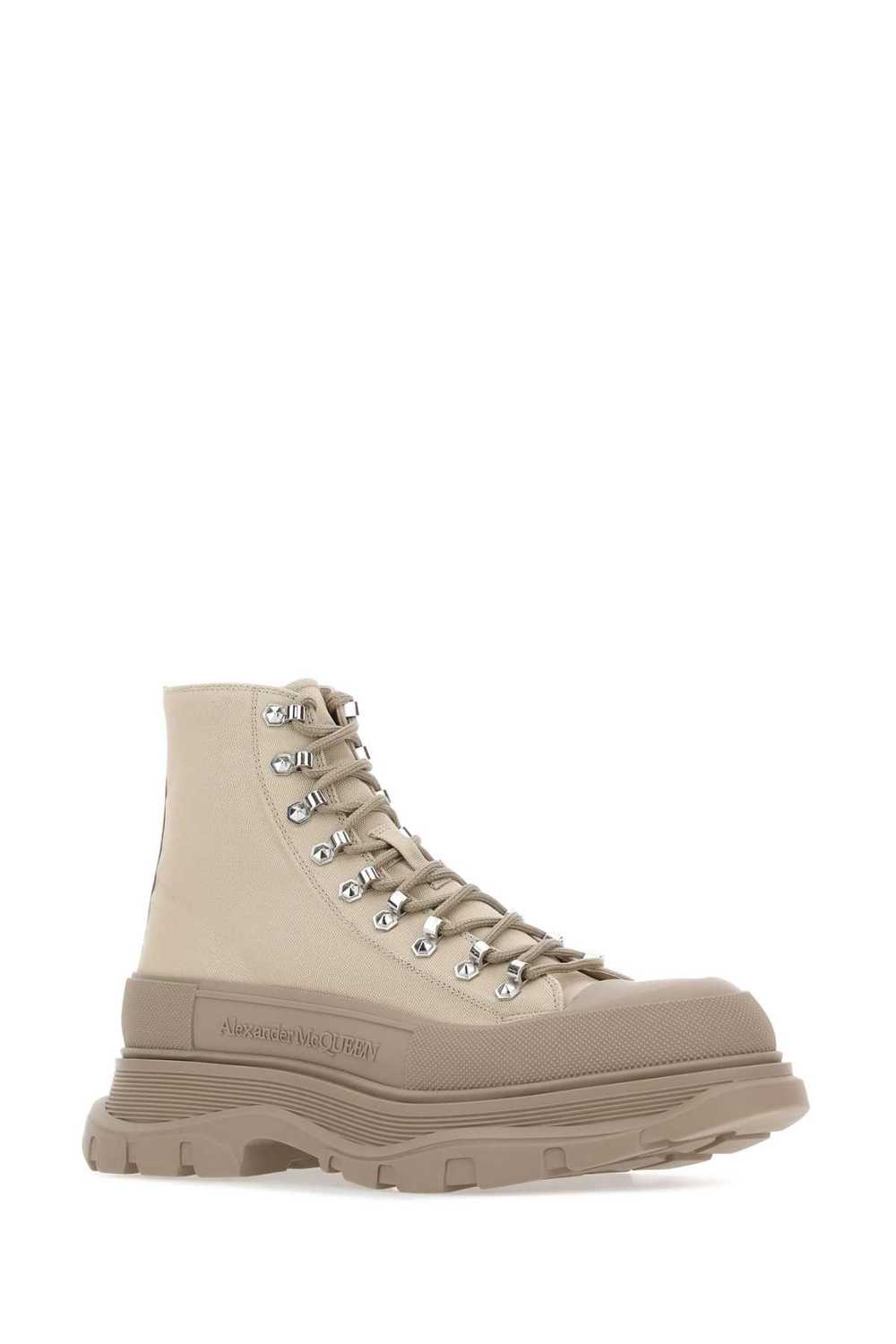 Sand Canvas Tread Slick Sneakers - image 2