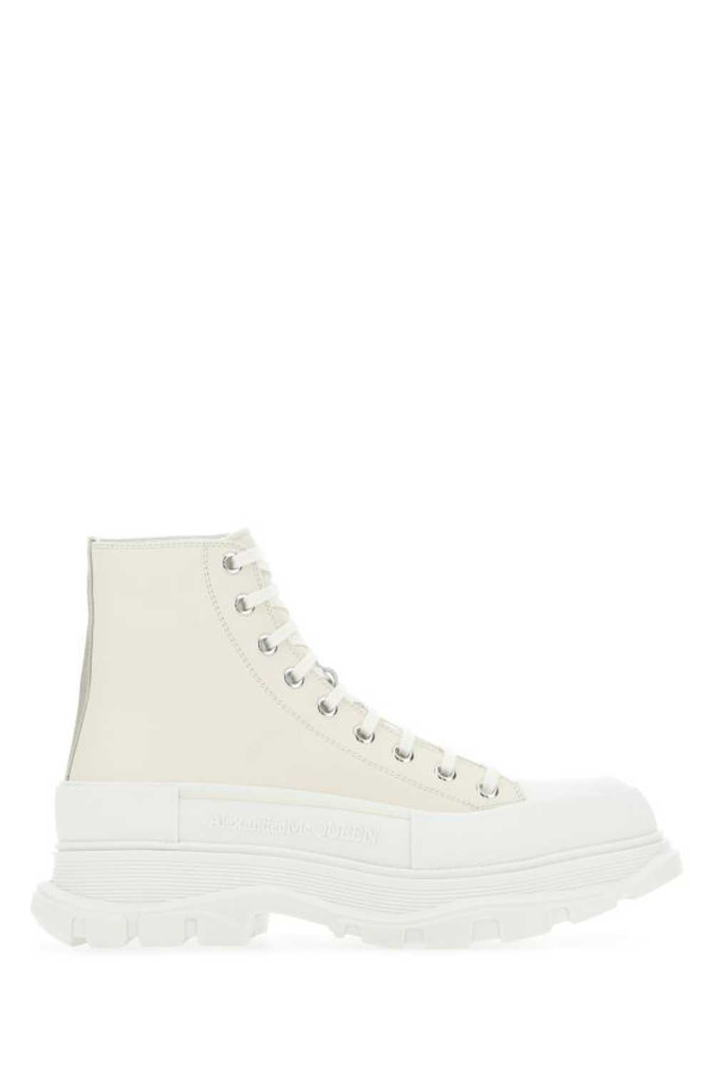 Sand Leather Tread Slick Sneakers - image 3