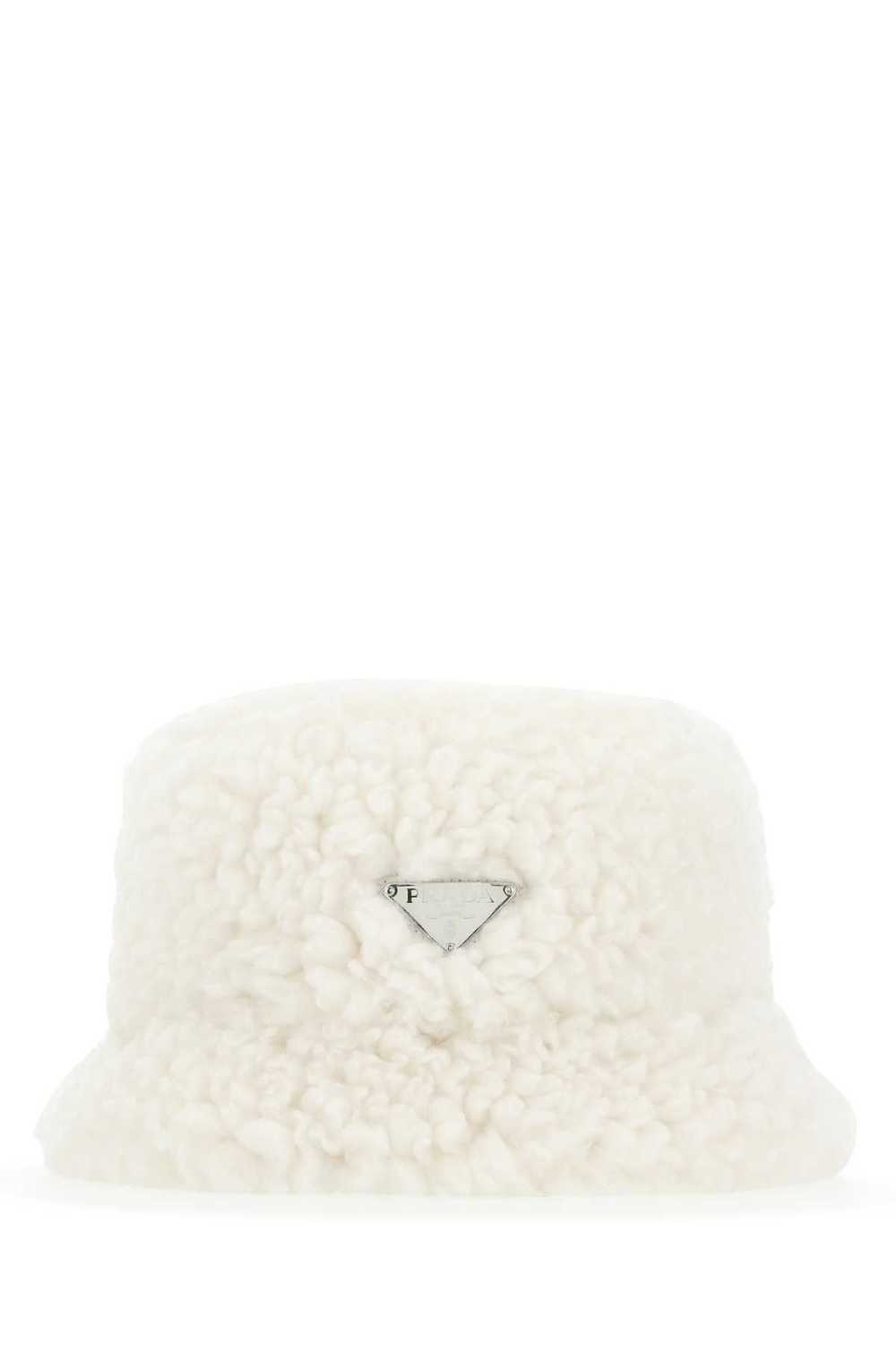 Ivory Eco Shearling Hat - image 2