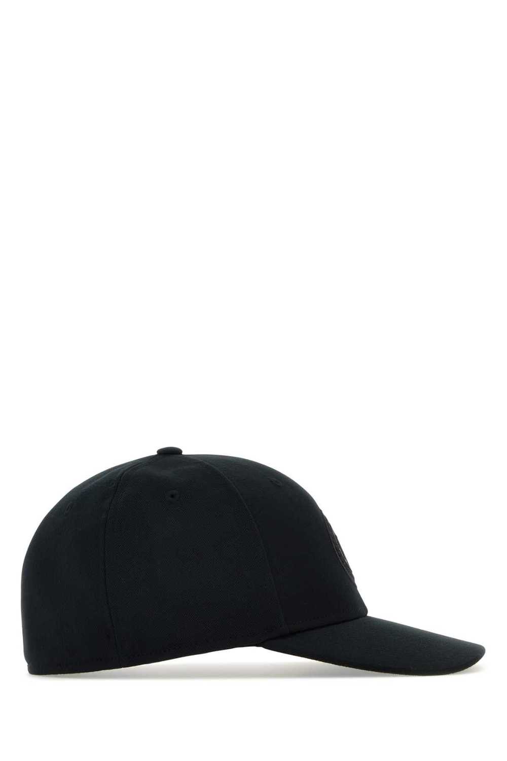 Black Polyester Tonal Baseball Cap - image 2