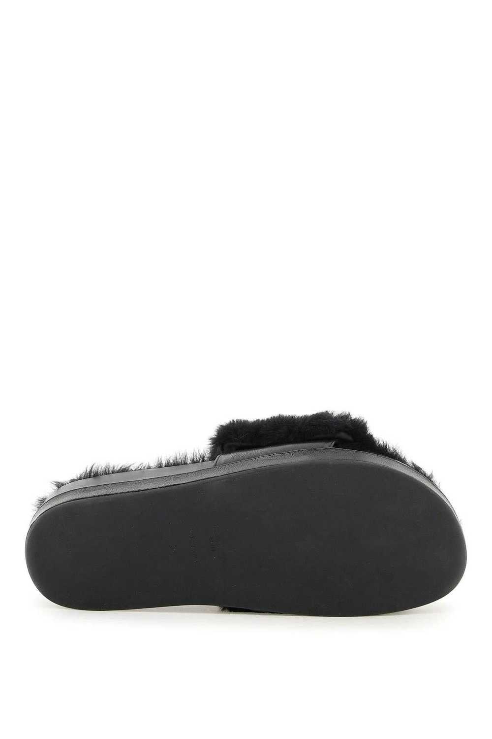 FAUX FUR TAM SLIDES BALMAIN - image 3