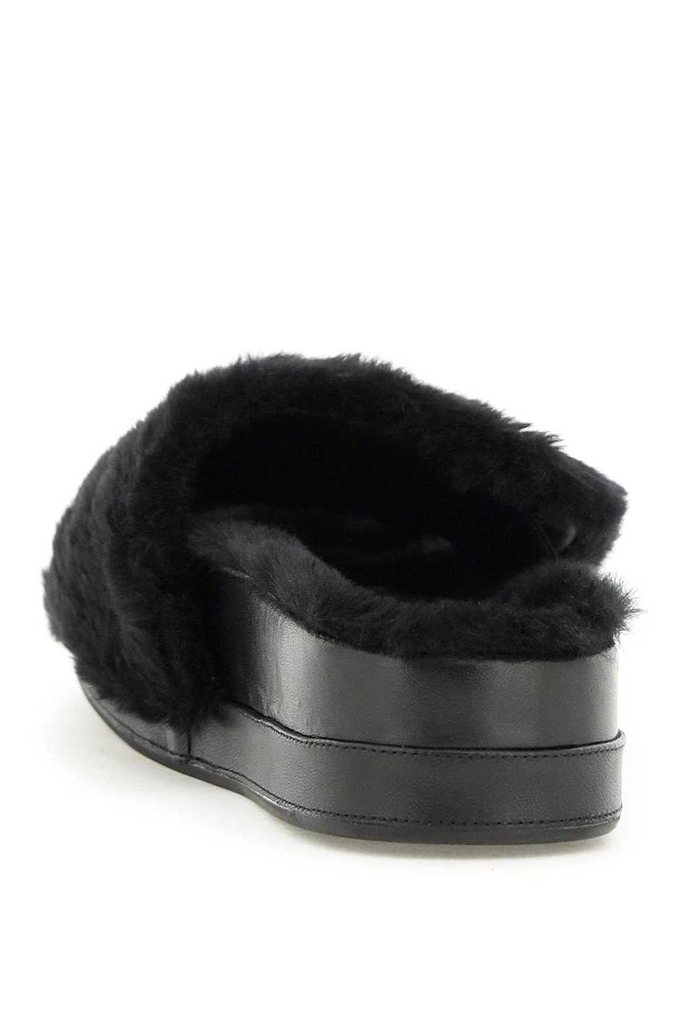 FAUX FUR TAM SLIDES BALMAIN - image 4