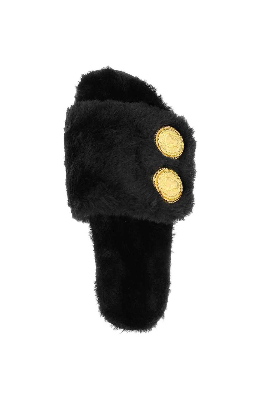 FAUX FUR TAM SLIDES BALMAIN - image 5