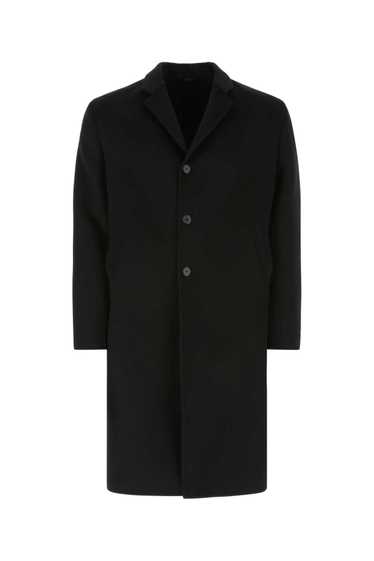 Black Wool Blend Coat