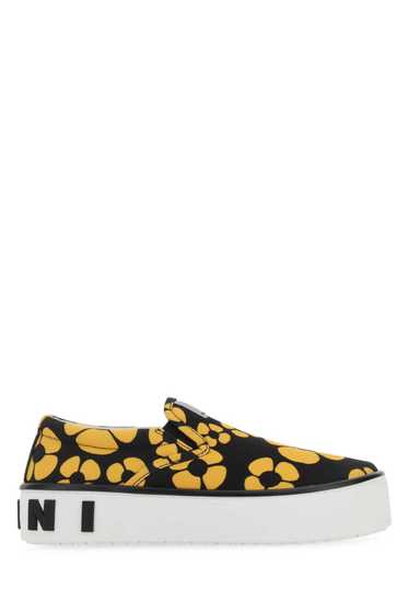 Printed Canvas Slip Ons