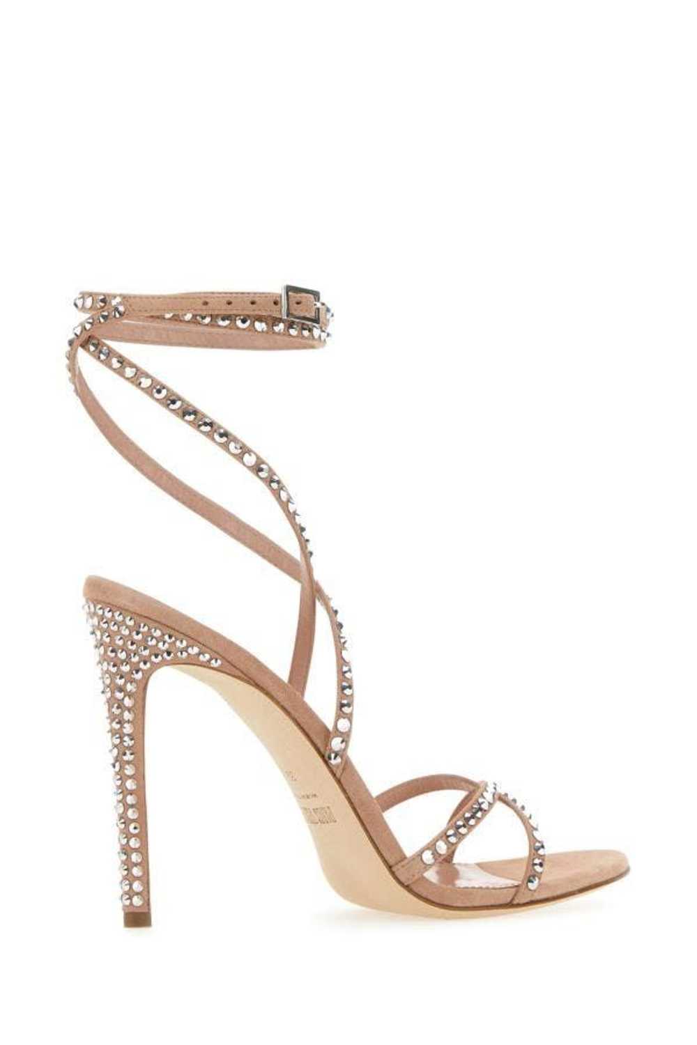 Embellished Suede Holly Zoe Sandals - image 5