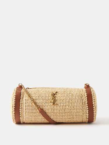 Raffia shoulder bag