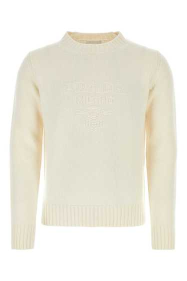 Ivory Wool Blend Sweater