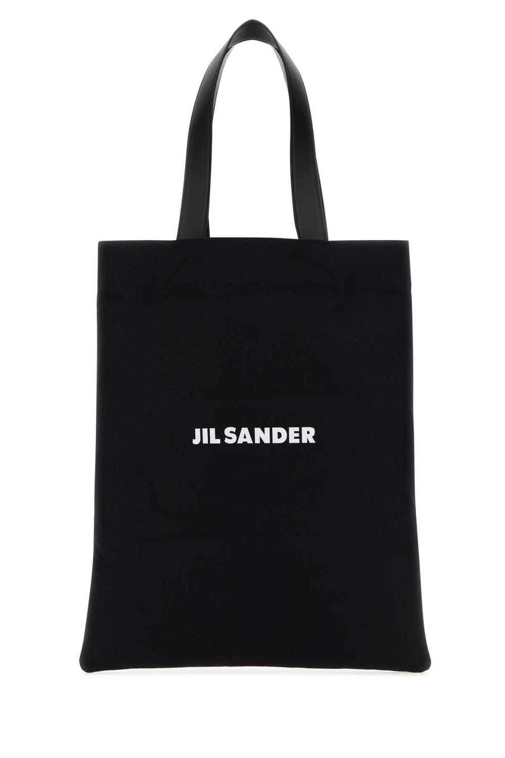 Black Canvas Medium Book Shopping Bag - image 1