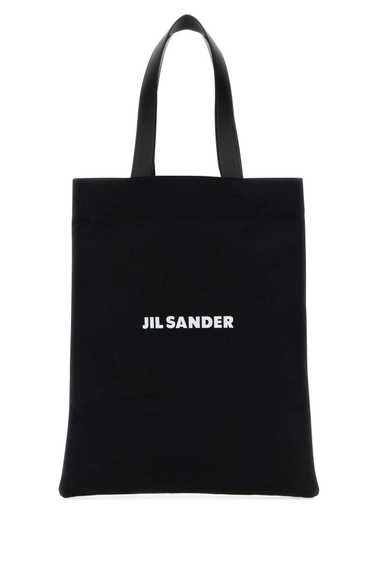 Black Canvas Medium Book Shopping Bag - image 1