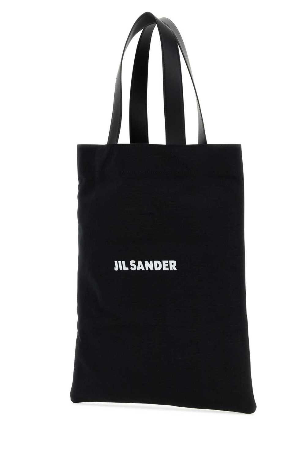 Black Canvas Medium Book Shopping Bag - image 2