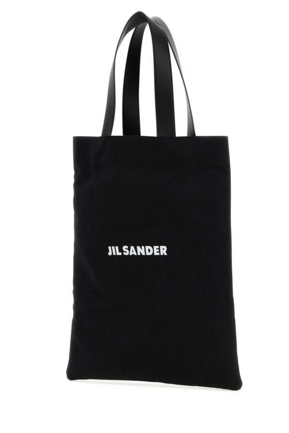 Black Canvas Medium Book Shopping Bag - image 4