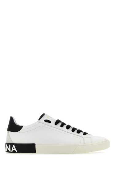 White Leather Portofino Sneakers