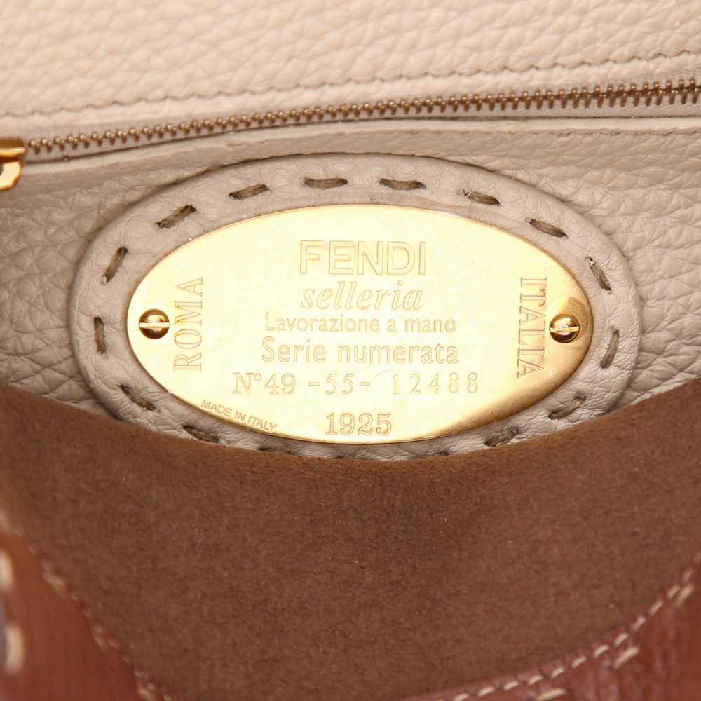 Fendi Peekaboo ISeeU handbag in brown grained lea… - image 3