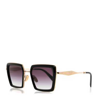 PRADA Acetate Sunglasses SPR 55Z Black Gold