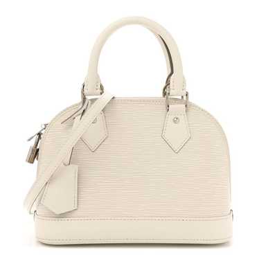 LOUIS VUITTON Epi Alma BB Ivory