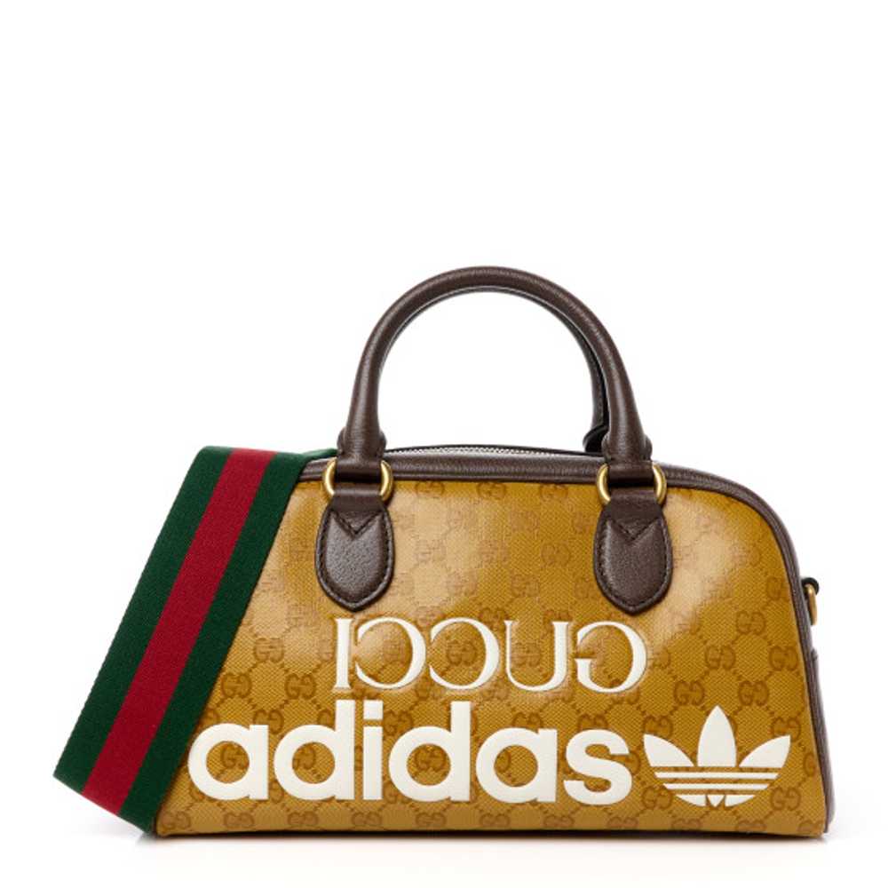 GUCCI X ADIDAS Crystal Vintage Monogram Textured … - image 1