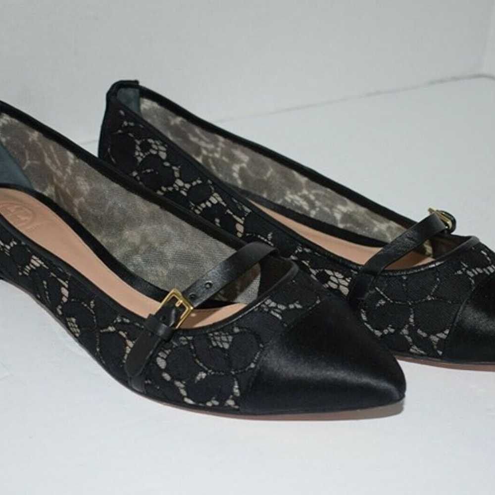 TORY BURCH black lace SUTTON ballet flat, 9 - image 2