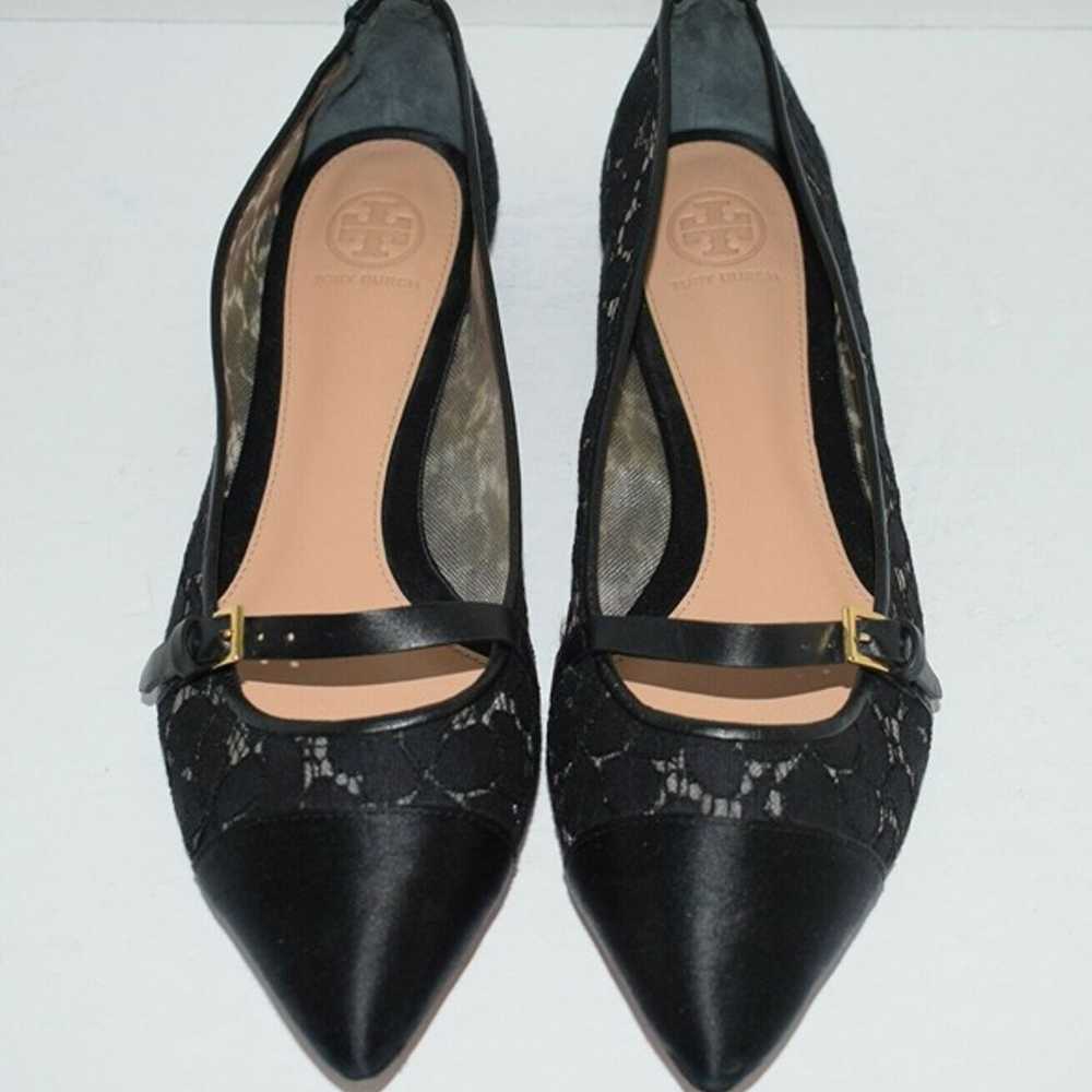 TORY BURCH black lace SUTTON ballet flat, 9 - image 3