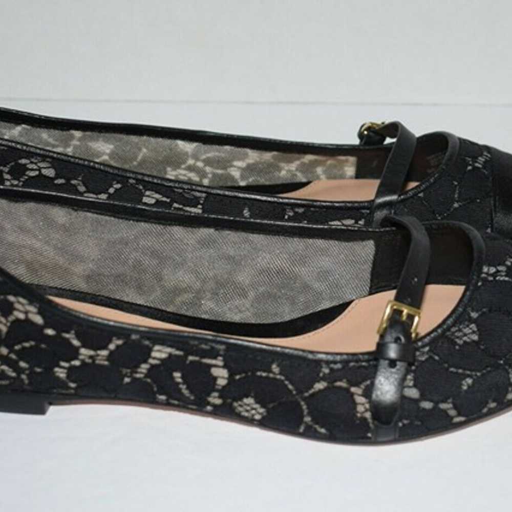 TORY BURCH black lace SUTTON ballet flat, 9 - image 5